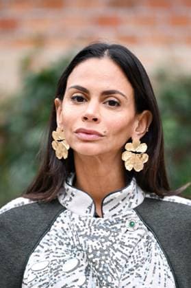 PFW Leonard Paris Front Row Hannah Romao attending the Leonard Paris Womenswear Spring Summer 2026 show as part of Paris Fashion Week in Paris, France on October 03, 2025. Photo by Aurore Marechal ABACAPRESS.COM Paris France  Copyright: xMarechalxAurore ABACAx