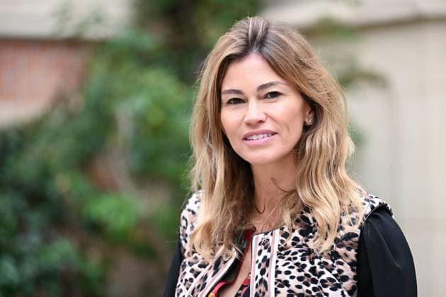 PFW Leonard Paris Front Row Lorena Vergani attending the Leonard Paris Womenswear Spring Summer 2026 show as part of Paris Fashion Week in Paris, France on October 03, 2025. Photo by Aurore Marechal ABACAPRESS.COM Paris France  Copyright: xMarechalxAurore ABACAx