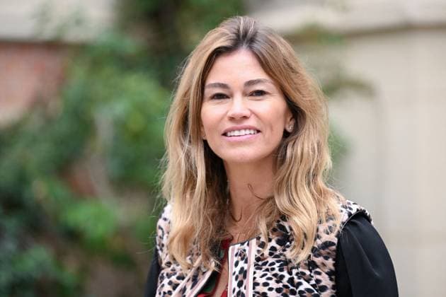 PFW Leonard Paris Front Row Lorena Vergani attending the Leonard Paris Womenswear Spring Summer 2026 show as part of Paris Fashion Week in Paris, France on October 03, 2025. Photo by Aurore Marechal ABACAPRESS.COM Paris France  Copyright: xMarechalxAurore ABACAx