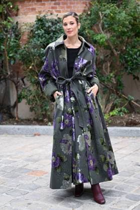 PFW Leonard Paris Front Row Ines De Cominges attending the Leonard Paris Womenswear Spring Summer 2026 show as part of Paris Fashion Week in Paris, France on October 03, 2025. Photo by Aurore Marechal ABACAPRESS.COM Paris France  Copyright: xMarechalxAurore ABACAx