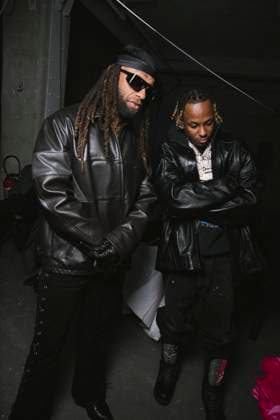 Ty Dolla Sign et Rich the Kid au Front Row du défilé VETEMENTS Collection Femme Prêt à Porter Printemps Eté 2026 lors de la Fashion Week de Paris PFW , au 22 Avenue des Champs Élysées à Paris, France, le 3 octobre 2025 Sam Delpech Bestimage Front Row VETEMENTS fashion show as part of Spring Summer 2026 Paris Fashion Week on October 03, 2025 in Paris France Paris France  Copyright: xSamxDelpechx xBestimagexSamxDelpechx xBestimagex