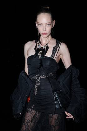 PFW - Vaillant Front Row Tanya Dziahileva attends the attends the Vaillant as part of Paris Fashion Week in Paris, France on September 30, 2025. Photo by Jerome Domine ABACAPRESS.COM  Copyright: xDominexJerome ABACAx