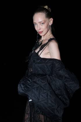 PFW - Vaillant Front Row Tanya Dziahileva attends the attends the Vaillant as part of Paris Fashion Week in Paris, France on September 30, 2025. Photo by Jerome Domine ABACAPRESS.COM  Copyright: xDominexJerome ABACAx