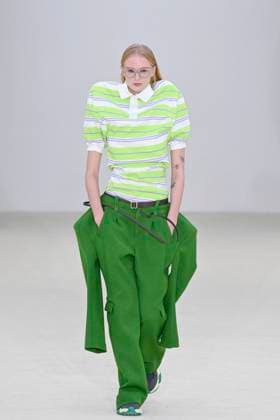 A model walks the runway during the Issey Miyake Ready to Wear Spring Summer 2026 fashion show as part of the Paris Fashion Week on October 3, 2025 in Paris, France Paris France  Copyright: xAgencex xBestimagexAgencex xBestimagex