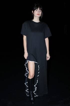 PFW - Vaillant Front Row Marguerite attends the attends the Vaillant as part of Paris Fashion Week in Paris, France on September 30, 2025. Photo by Jerome Domine ABACAPRESS.COM  Copyright: xDominexJerome ABACAx