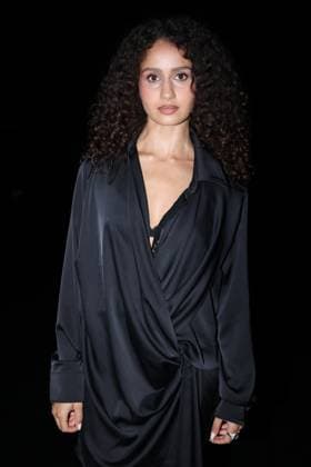 PFW - Vaillant Front Row Oulaya Amamra attends the attends the Vaillant as part of Paris Fashion Week in Paris, France on September 30, 2025. Photo by Jerome Domine ABACAPRESS.COM  Copyright: xDominexJerome ABACAx