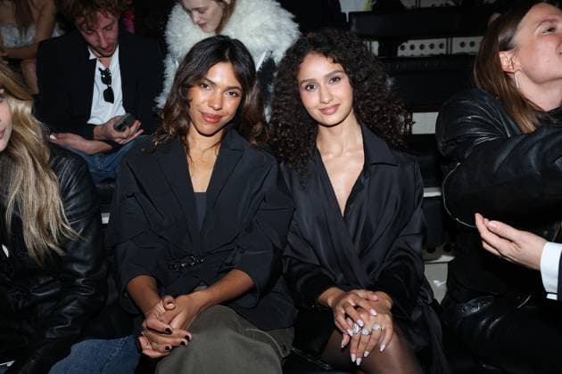PFW - Vaillant Front Row Zita Hanrot and Oulaya Amamra attends the attends the Vaillant as part of Paris Fashion Week in Paris, France on September 30, 2025. Photo by Jerome Domine ABACAPRESS.COM  Copyright: xDominexJerome ABACAx