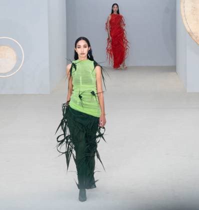 PARIS FASHION WEEK WOMENSWEAR SPRINT SUMMER 26 ISSEY MIYAKE sylvie lefort photography MAXPPP 03 10 2025 @sylvie Lefort Photography MAXPPP 3 10 25 Models present creations from the SPRINT SUMMER 2025 2026 Womenswear collection by ISSEY MIYAKE during the Paris Fashion Week, in Paris, France 3rd October 2025 The presentation of the Womens collections from september 29th to october 7th 25  Copyright: xMAXPPPxsylviexlefortxphotographyx LFR202510030197 LFR202510030197