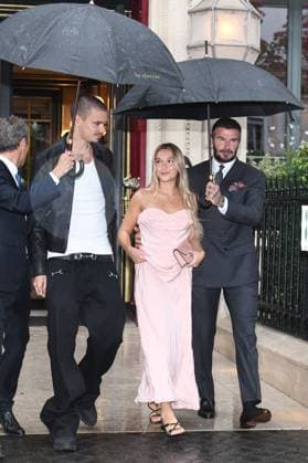 PFW - David Beckham With Daughter Harper And Son Romeo David Beckham with his daughter Harper Beckham and his son Romeo Beckham are spotted leaving La Reserve hotel during the Summer Spring Paris Fashion Week in Paris, France on October 3, 2025. Photo by Florian Poitout ABACAPRESS.COM Paris France  Copyright: xPoitoutxFlorian ABACAx