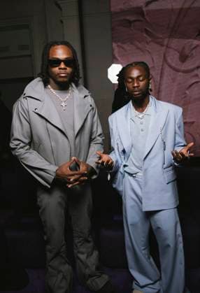Omah Lay and Gunna at Messika Fashion Show Ready to Wear Collection Spring Summer 2026 during Paris Fashion Week PFW , October 3, 2026 ? Sam Delpech Bestimage Omah Lay and Gunna at Messika Fashion Show Ready to Wear Collection Spring Summer 2026 during Paris Fashion Week on 3, October, 2026 Paris France  Copyright: xSamxDelpechx xBestimagexSamxDelpechx xBestimagex