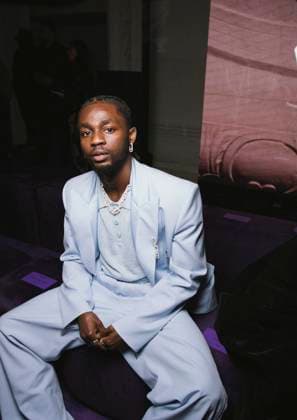 Omah Lay at Messika Fashion Show Ready to Wear Collection Spring Summer 2026 during Paris Fashion Week PFW , October 3, 2026 ? Sam Delpech Bestimage Omah Lay at Messika Fashion Show Ready to Wear Collection Spring Summer 2026 during Paris Fashion Week on 3, October, 2026 Paris France  Copyright: xSamxDelpechx xBestimagexSamxDelpechx xBestimagex