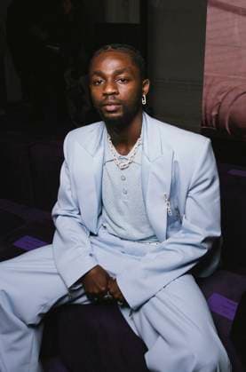 Omah Lay at Messika Fashion Show Ready to Wear Collection Spring Summer 2026 during Paris Fashion Week PFW , October 3, 2026 ? Sam Delpech Bestimage Omah Lay at Messika Fashion Show Ready to Wear Collection Spring Summer 2026 during Paris Fashion Week on 3, October, 2026 Paris France  Copyright: xSamxDelpechx xBestimagexSamxDelpechx xBestimagex