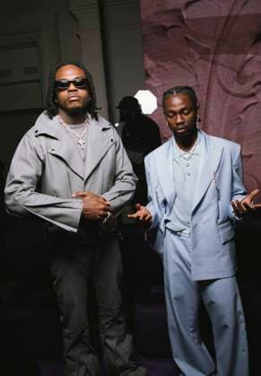 Omah Lay and Gunna at Messika Fashion Show Ready to Wear Collection Spring Summer 2026 during Paris Fashion Week PFW , October 3, 2026 ? Sam Delpech Bestimage Omah Lay and Gunna at Messika Fashion Show Ready to Wear Collection Spring Summer 2026 during Paris Fashion Week on 3, October, 2026 Paris France  Copyright: xSamxDelpechx xBestimagexSamxDelpechx xBestimagex