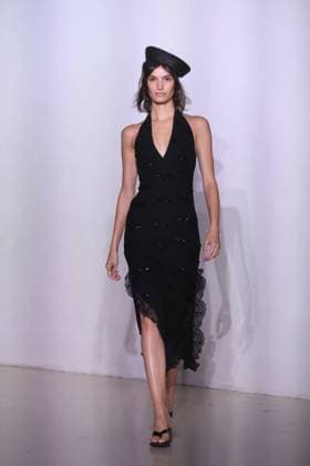PFW - Vaillant Runway A model walks during the Vaillant show as part of Paris Fashion Week in Paris, France on October 03, 2025. Photo by Jerome Domine ABACAPRESS.COM  Copyright: xDominexJerome ABACAx