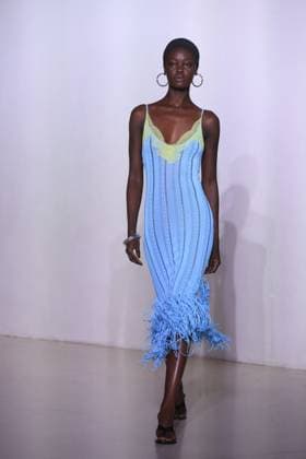 PFW - Vaillant Runway A model walks during the Vaillant show as part of Paris Fashion Week in Paris, France on October 03, 2025. Photo by Jerome Domine ABACAPRESS.COM  Copyright: xDominexJerome ABACAx