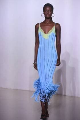 PFW - Vaillant Runway A model walks during the Vaillant show as part of Paris Fashion Week in Paris, France on October 03, 2025. Photo by Jerome Domine ABACAPRESS.COM  Copyright: xDominexJerome ABACAx