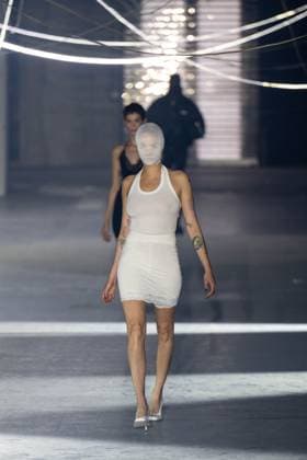 Vetements Womenswear Runway - PFW A mannequin model walks during the Vetements Womenswear Spring Summer 2026 show as part of Paris Fashion Week (PFW) on October 3, 2025 in Paris, France. Photo by Alexis Jumeau ABACAPRESS.COM Paris France  Copyright: xJumeauxAlexis ABACAx