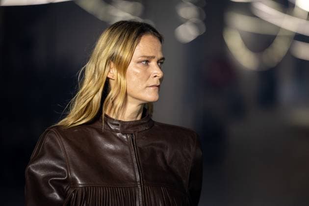 Vetements Womenswear Runway - PFW A mannequin model walks during the Vetements Womenswear Spring Summer 2026 show as part of Paris Fashion Week (PFW) on October 3, 2025 in Paris, France. Photo by Alexis Jumeau ABACAPRESS.COM Paris France  Copyright: xJumeauxAlexis ABACAx