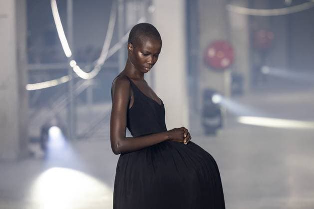 Vetements Womenswear Runway - PFW A mannequin model walks during the Vetements Womenswear Spring Summer 2026 show as part of Paris Fashion Week (PFW) on October 3, 2025 in Paris, France. Photo by Alexis Jumeau ABACAPRESS.COM Paris France  Copyright: xJumeauxAlexis ABACAx