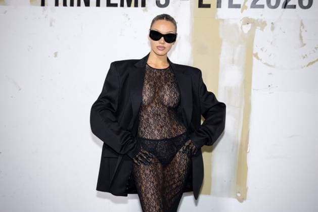 Photocall Vetements Womenswear - PFW Shirin David attends the Vetements Womenswear Spring Summer 2026 show as part of Paris Fashion Week (PFW) on October 3, 2025 in Paris, France. Photo by Alexis Jumeau ABACAPRESS.COM Paris France  Copyright: xJumeauxAlexis ABACAx