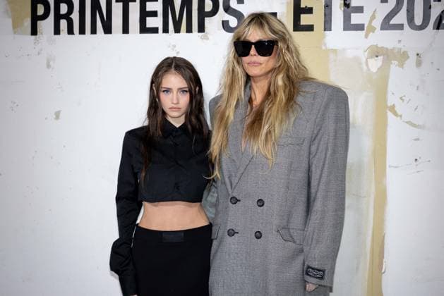 Photocall Vetements Womenswear - PFW Leni Klum and Heidi Klum attends the Vetements Womenswear Spring Summer 2026 show as part of Paris Fashion Week (PFW) on October 3, 2025 in Paris, France. Photo by Alexis Jumeau ABACAPRESS.COM Paris France  Copyright: xJumeauxAlexis ABACAx