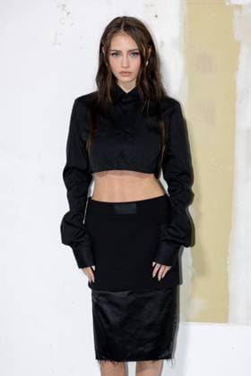 Photocall Vetements Womenswear - PFW Leni Klum attends the Vetements Womenswear Spring Summer 2026 show as part of Paris Fashion Week (PFW) on October 3, 2025 in Paris, France. Photo by Alexis Jumeau ABACAPRESS.COM Paris France  Copyright: xJumeauxAlexis ABACAx