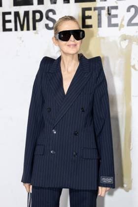 Photocall Vetements Womenswear - PFW Kelly Rutherford attends the Vetements Womenswear Spring Summer 2026 show as part of Paris Fashion Week (PFW) on October 3, 2025 in Paris, France. Photo by Alexis Jumeau ABACAPRESS.COM Paris France  Copyright: xJumeauxAlexis ABACAx