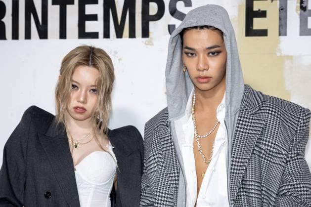 Photocall Vetements Womenswear - PFW Bailey Sok and Tarzzan attends the Vetements Womenswear Spring Summer 2026 show as part of Paris Fashion Week (PFW) on October 3, 2025 in Paris, France. Photo by Alexis Jumeau ABACAPRESS.COM Paris France  Copyright: xJumeauxAlexis ABACAx