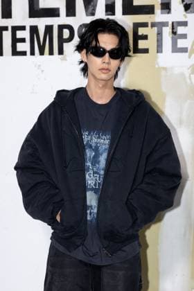 Photocall Vetements Womenswear - PFW Kpop (K-pop, K pop) singer Bright alias bbrightvc attends the Vetements Womenswear Spring Summer 2026 show as part of Paris Fashion Week (PFW) on October 3, 2025 in Paris, France. Photo by Alexis Jumeau ABACAPRESS.COM Paris France  Copyright: xJumeauxAlexis ABACAx