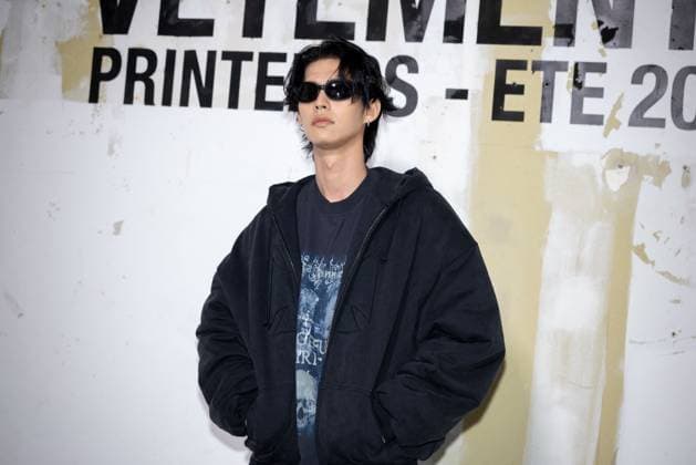 Photocall Vetements Womenswear - PFW Kpop (K-pop, K pop) singer Bright alias bbrightvc attends the Vetements Womenswear Spring Summer 2026 show as part of Paris Fashion Week (PFW) on October 3, 2025 in Paris, France. Photo by Alexis Jumeau ABACAPRESS.COM Paris France  Copyright: xJumeauxAlexis ABACAx