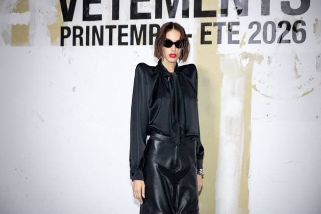 Photocall Vetements Womenswear - PFW Beatrice Marchetti attends the Vetements Womenswear Spring Summer 2026 show as part of Paris Fashion Week (PFW) on October 3, 2025 in Paris, France. Photo by Alexis Jumeau ABACAPRESS.COM Paris France  Copyright: xJumeauxAlexis ABACAx