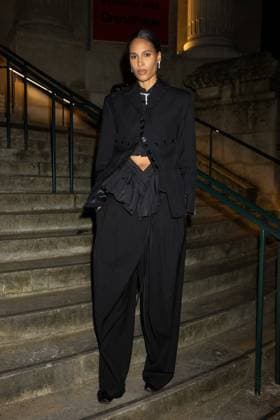 Cindy Bruna outside the EE72 magazine party at Le Grand Café during Paris Fashion Week PFW Ready to Wear Spring Summer 2026 on October 3rd, 2025 Jeremy MELLOUL Bestimage Celebrities at EE72 party during Paris Fashion Week Ready to Wear Collection Spring Summer 2026 on 3rd, October, 2025  Copyright: xJeremyxMelloulx xBestimagexJeremyxMelloulx xBestimagex
