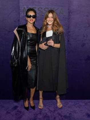 Farida Khelfa et Carla Bruni - Photo Call of Messika Fashion Show, Spring Summer 2026 Collection as part of Paris Fashion Week, France, October 13th 2025 Olivier Borde Bestimage Photo Call of Messika Fashion Show, Spring Summer 2026 Collection as part of Paris Fashion Week, France, October 3rd 2025 Paris France  Copyright: xOLIVIERxBORDEx xBESTIMAGExOLIVIERxBORDEx xBESTIMAGEx