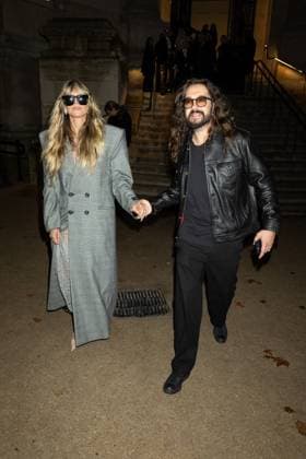 Heidi Klum, Tom Kaulitz outside EE72 magazine party at Le Grand Café during Paris Fashion Week PFW Ready to Wear Spring Summer 2026 on October 3rd, 2025 Jeremy MELLOUL Bestimage Celebrities at EE72 party during Paris Fashion Week Ready to Wear Collection Spring Summer 2026 on 3rd, October, 2025  Copyright: xJeremyxMelloulx xBestimagexJeremyxMelloulx xBestimagex