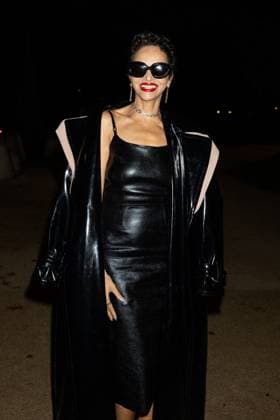 Farida Khelfa outside the EE72 magazine party at Le Grand Café during Paris Fashion Week PFW Ready to Wear Spring Summer 2026 on October 3rd, 2025 Jeremy MELLOUL Bestimage Celebrities at EE72 party during Paris Fashion Week Ready to Wear Collection Spring Summer 2026 on 3rd, October, 2025  Copyright: xJeremyxMelloulx xBestimagexJeremyxMelloulx xBestimagex