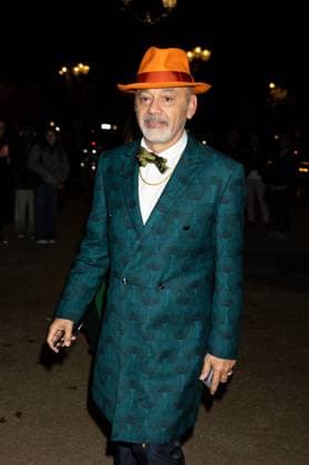 Christian Louboutin outside the EE72 magazine party at Le Grand Café during Paris Fashion Week PFW Ready to Wear Spring Summer 2026 on October 3rd, 2025 Jeremy MELLOUL Bestimage Celebrities at EE72 party during Paris Fashion Week Ready to Wear Collection Spring Summer 2026 on 3rd, October, 2025  Copyright: xJeremyxMelloulx xBestimagexJeremyxMelloulx xBestimagex