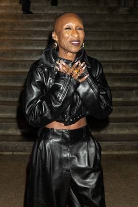 Cynthia Erivo outside the EE72 magazine party at Le Grand Café during Paris Fashion Week PFW Ready to Wear Spring Summer 2026 on October 3rd, 2025 Jeremy MELLOUL Bestimage Celebrities at EE72 party during Paris Fashion Week Ready to Wear Collection Spring Summer 2026 on 3rd, October, 2025  Copyright: xJeremyxMelloulx xBestimagexJeremyxMelloulx xBestimagex