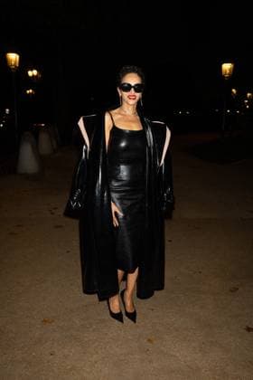 Farida Khelfa outside the EE72 magazine party at Le Grand Café during Paris Fashion Week PFW Ready to Wear Spring Summer 2026 on October 3rd, 2025 Jeremy MELLOUL Bestimage Celebrities at EE72 party during Paris Fashion Week Ready to Wear Collection Spring Summer 2026 on 3rd, October, 2025  Copyright: xJeremyxMelloulx xBestimagexJeremyxMelloulx xBestimagex