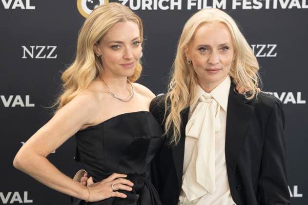 Amanda Seyfried and Mona Fastvold at the premiere of the feature film The Testament of Ann Lee at the 21 Zurich Film Festival 2025 in the Kongresssaal Zurich, 03 10 2025 Foto:xA.xRaemyx xFuturexImagex testament_5005