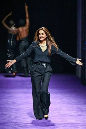 PFW Messika Runway Designer Valerie Messika makes an appearance on the runway during the Messika Womenswear Spring Summer 2026 show as part of Paris Fashion Week in Paris, France on October 03, 2025. Photo by Aurore Marechal ABACAPRESS.COM Paris France  Copyright: xMarechalxAurore ABACAx