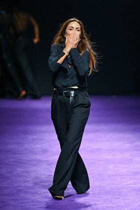 PFW Messika Runway Designer Valerie Messika makes an appearance on the runway during the Messika Womenswear Spring Summer 2026 show as part of Paris Fashion Week in Paris, France on October 03, 2025. Photo by Aurore Marechal ABACAPRESS.COM Paris France  Copyright: xMarechalxAurore ABACAx