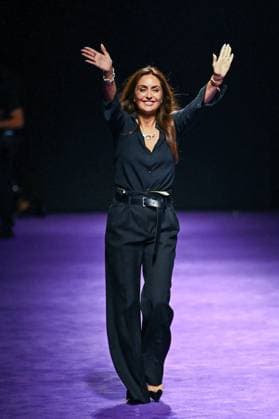 PFW Messika Runway Designer Valerie Messika makes an appearance on the runway during the Messika Womenswear Spring Summer 2026 show as part of Paris Fashion Week in Paris, France on October 03, 2025. Photo by Aurore Marechal ABACAPRESS.COM Paris France  Copyright: xMarechalxAurore ABACAx