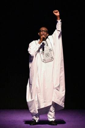 PFW Messika Runway Youssou N’Dour performing on the runway during the Messika Womenswear Spring Summer 2026 show as part of Paris Fashion Week in Paris, France on October 03, 2025. Photo by Aurore Marechal ABACAPRESS.COM Paris France  Copyright: xMarechalxAurore ABACAx