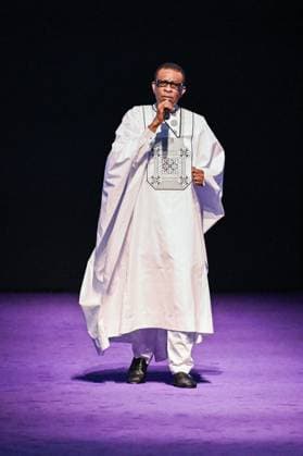 PFW Messika Runway Youssou N’Dour performing on the runway during the Messika Womenswear Spring Summer 2026 show as part of Paris Fashion Week in Paris, France on October 03, 2025. Photo by Aurore Marechal ABACAPRESS.COM Paris France  Copyright: xMarechalxAurore ABACAx