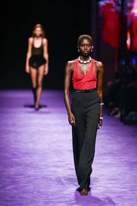 PFW Messika Runway A model walks the runway during the Messika Womenswear Spring Summer 2026 show as part of Paris Fashion Week in Paris, France on October 03, 2025. Photo by Aurore Marechal ABACAPRESS.COM Paris France  Copyright: xMarechalxAurore ABACAx