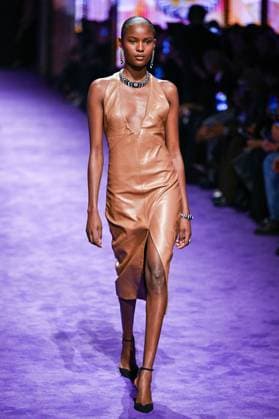 PFW Messika Runway A model walks the runway during the Messika Womenswear Spring Summer 2026 show as part of Paris Fashion Week in Paris, France on October 03, 2025. Photo by Aurore Marechal ABACAPRESS.COM Paris France  Copyright: xMarechalxAurore ABACAx