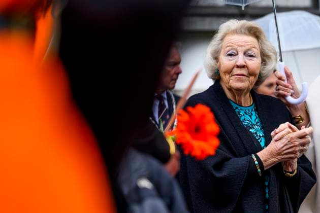 04-10-2025 Baarn Princess Beatrix attend the 6th edition of the Princess Beatrix Muscle Funds Orange Trail on the grounds of palace Soestdijk. Â  Copyright: xPPEx