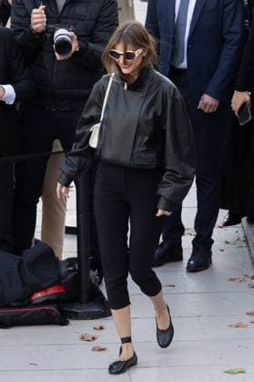 PFW - Elie Saab Womenswear Spring-Summer - Arrivals NB Barbara Palvin arriving at the Elie Saab Womenswear Spring-Summer 2026 show as part of Paris Fashion Week on October 04, 2025 in Paris, France. Photo by Nasser Berzane ABACAPRESS.COM Paris France  Copyright: xBerzanexNasser ABACAx