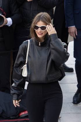 PFW - Elie Saab Womenswear Spring-Summer - Arrivals NB Barbara Palvin arriving at the Elie Saab Womenswear Spring-Summer 2026 show as part of Paris Fashion Week on October 04, 2025 in Paris, France. Photo by Nasser Berzane ABACAPRESS.COM Paris France  Copyright: xBerzanexNasser ABACAx