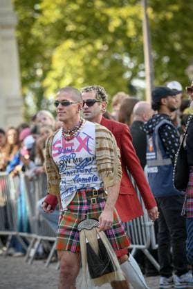 Paris Fashion Week spring summer 206 Vivienne Westwood show Jordan Robson 449310 2025 10 04 Paris France  Copyright: xBarbaraxNeymanx xStarfacex STAR_449310_025